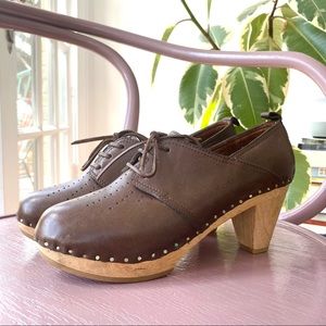 RACHEL COMEY Leather Oxford Clog GUC